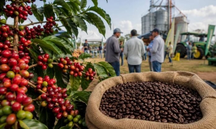 Café robusta amazônico em destaque durante feira agro em Rondônia