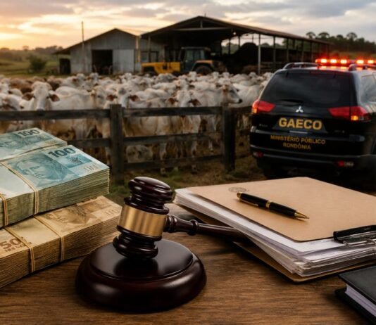 Justiça bloqueia R$ 48 milhões e 1.611 cabeças de gado em operação do MPRO Operação do MPRO com gado, documentos e bens rurais em investigação patrimonial em Rondônia