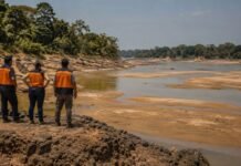 Seca em Porto Velho mobiliza Defesa Civil para reduzir impactos no Madeira Seca em Porto Velho mostra rio Madeira com margem exposta durante monitoramento da Defesa Civil