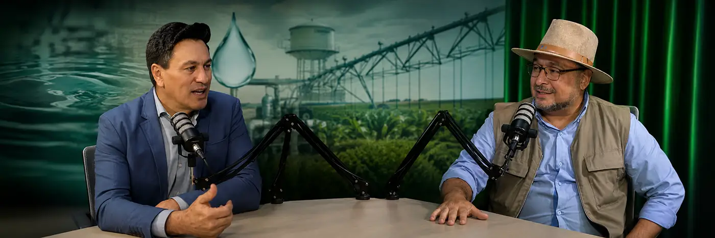 Nestor Borralho fala sobre água na Rondônia Rural Show durante entrevista no RuralCast