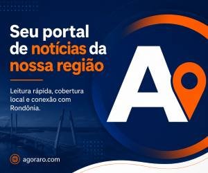 Banner institucional do AgoraRO como portal de notícias da nossa região