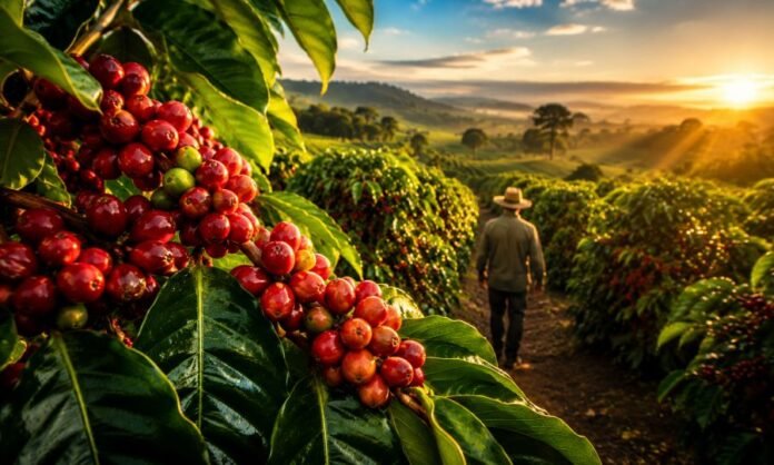 Café de Rondônia deve ter safra forte em 2026 com lavouras produtivas no campo