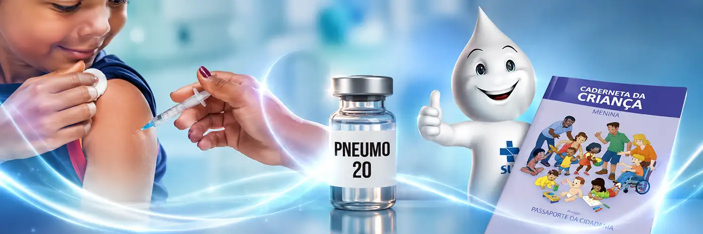 514 mil doses da Pneumo 20 reforçam vacinação pelo SUS com foco em crianças e grupos prioritários