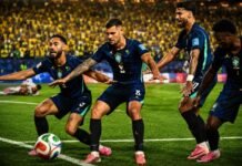 Brasil vence Haiti por 3 a 0, assume liderança e se aproxima da próxima fase Brasil vence Haiti por 3 a 0 e jogadores comemoram a primeira vitória na Copa do Mundo 2026