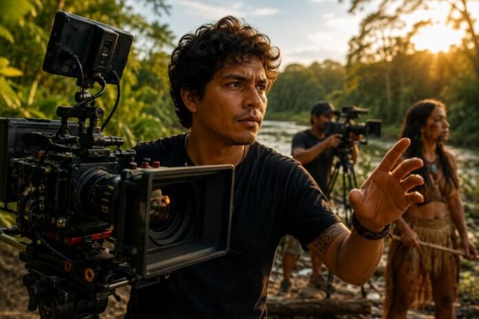 Cinemamazônia 2026 fortalece produção audiovisual em Rondônia Cinemamazônia 2026 destaca produção audiovisual de Rondônia com equipe de cinema gravando na Amazônia