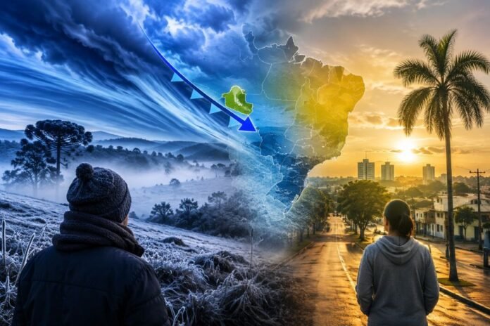 Inverno 2026 em Rondônia terá friagem com avanço de massa de ar polar pelo Brasil