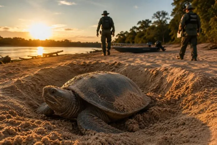 captura ilegal de tartarugas