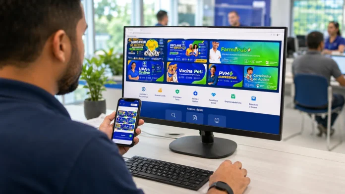 serviços online pelo PVH+