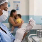 Alerta sobre sarampo reforça importância da vacinação de bebês e crianças em Rondônia vacinação contra sarampo em rondônia