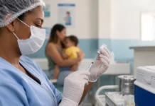 Alerta sobre sarampo reforça importância da vacinação de bebês e crianças em Rondônia vacinação contra sarampo em rondônia