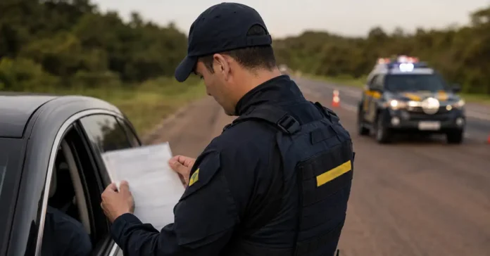 Foragido por homicídio é identificado pela PRF durante fiscalização documental na BR-153.