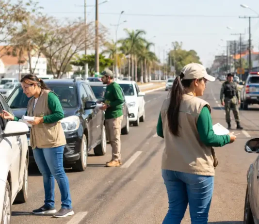 Ji-Paraná orienta moradores contra queimadas na estiagem Ação educativa orienta motoristas sobre queimadas em Ji-Paraná durante período de estiagem