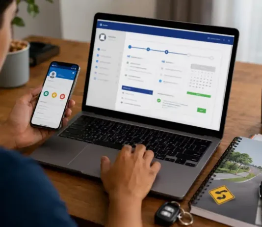 Detran-RO libera agendamento online do exame teórico para primeira CNH Pessoa acessando serviço online para agendar exame teórico do Detran-RO para primeira CNH em Rondônia