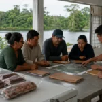 Carne de jacaré do Cuniã avança em processo de Indicação Geográfica Carne de jacaré do Cuniã é tema de atividade técnica sobre origem e rastreabilidade na Resex