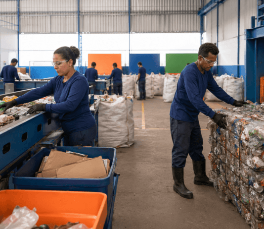 Cooperativas podem melhorar renda e segurança de catadores em Rondônia Cooperativas de catadores organizam triagem de materiais recicláveis em Rondônia