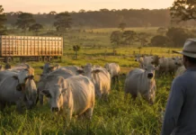 Exportações de carne bovina sobem em maio e reforçam peso do agro brasileiro Crescimento das exportações de carne bovina no Brasil é acompanhado pela pecuária de Rondônia, setor importante para produtores, frigoríficos, transportadores e municípios do agro.