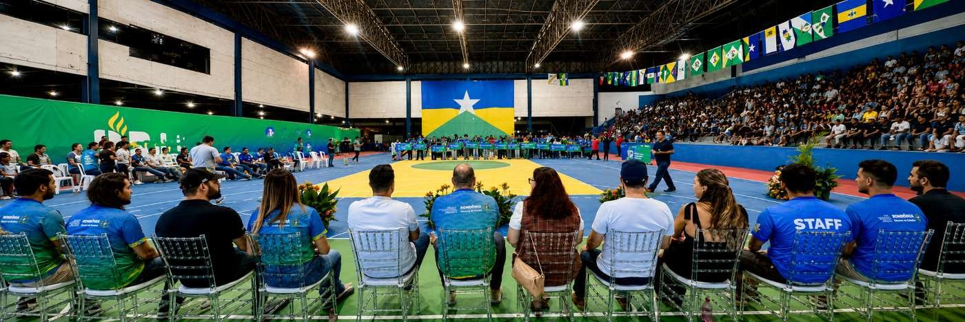 Imagem de arquivo dos Jogos Intermunicipais de Rondônia usada em matéria sobre JIR 2026 com fases em Jaru