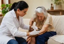 Programa Padi Brasil prevê atendimento domiciliar pelo SUS a idosos Padi Brasil mostra atendimento domiciliar do SUS a pessoa idosa em casa
