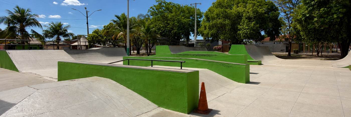 Skate Parque Porto Velho mostra pista de skate após melhorias de manutenção