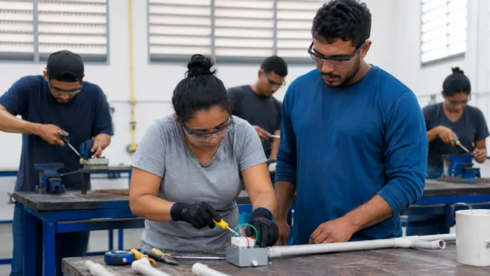 Programa Vencer 2026 reúne alunos em curso presencial de qualificação profissional em Rondônia