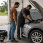 Detran-RO orienta revisão do carro antes do retorno das férias Revisão preventiva do veículo em oficina antes de viagem pelas rodovias de Rondônia