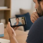 Anvisa alerta para vídeos falsos de remédios e suplementos Homem analisa vídeos falsos de remédios em um smartphone antes de comprar produtos pela internet.