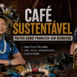 Café sustentável dos Paiter Suruí é destaque no RuralCast Celso Suruí e Adalto Costa no RuralCast em imagem sobre café sustentável, cacau, floresta e produção Paiter Suruí sem desmatamento
