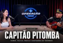 Capitão Pitomba no Operação Podcast: humor, polícia e bastidores do fenômeno Capitão Pitomba participa do Operação Podcast com Paula Casagrande em episódio sobre humor, polícia, música e bastidores do fenômeno da internet