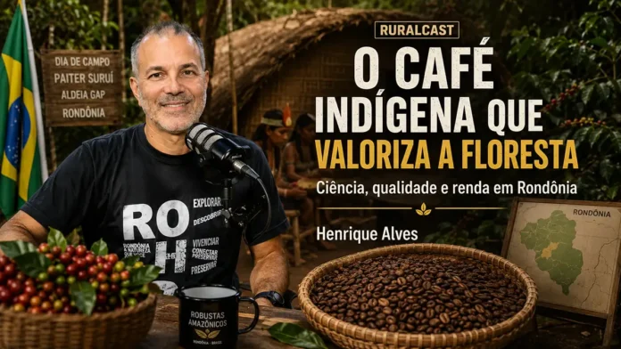 Henrique Alves participa do RuralCast sobre café indígena em Rondônia, Embrapa, Robustas Amazônicos e preservação da floresta