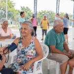 Idosos terão saúde, cidadania e lazer gratuitos neste sábado em Porto Velho Idosos em Porto Velho recebem aferição de pressão em ação gratuita de saúde e cidadania