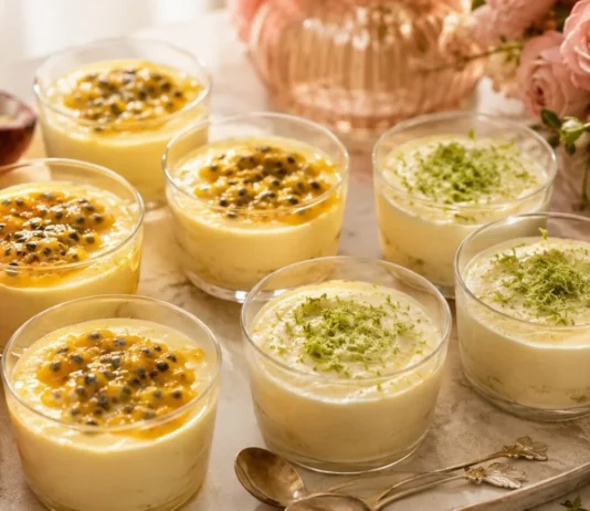 Mousse fácil de limão ou maracujá com 3 ingredientes Ingredientes do mousse fácil com limão, maracujá, leite condensado e creme de leite