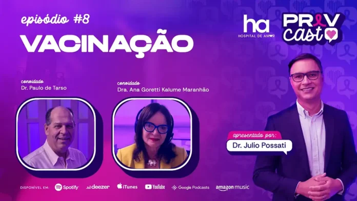 Importância das vacinas no PrevCast #8 Importância das vacinas no PrevCast #8 com debate sobre HPV, hepatite B e prevenção do câncer