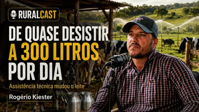 Rogério Kiester participa do RuralCast sobre pecuária leiteira em Rondônia, assistência técnica, manejo de pastagem e produção de leite