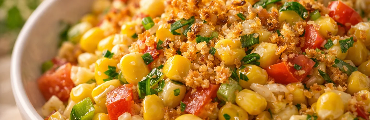 Salada de milho entre receitas faceis para almoco