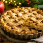 Torta de maçã com canela: receita clássica em 5 passos Torta de maçã com canela e massa dourada servida em mesa aconchegante