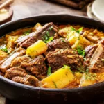 Vaca atolada mineira: costela macia com mandioca e caldo encorpado Vaca atolada mineira com costela bovina, mandioca e caldo encorpado em panela rústica