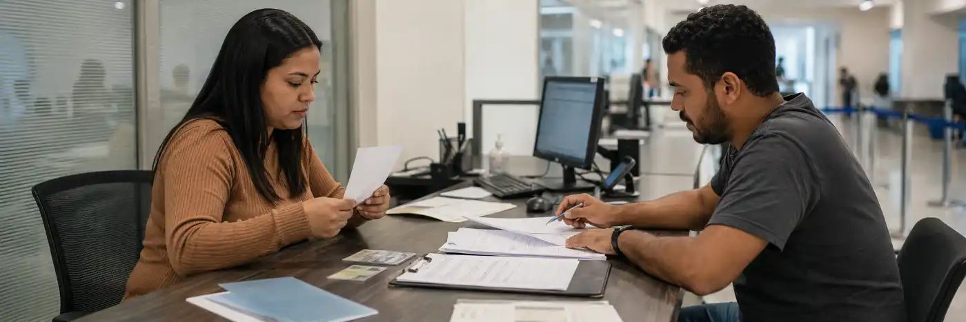 Atendimento documental de candidatos do Programa Meu Sonho durante análise financeira em Porto Velho.