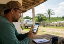 Produtor rural de Porto Velho já pode fazer cadastro pelo PVH+ Produtor de Porto Velho acessa pelo celular o Cadastro do produtor rural disponível na plataforma PVH+.