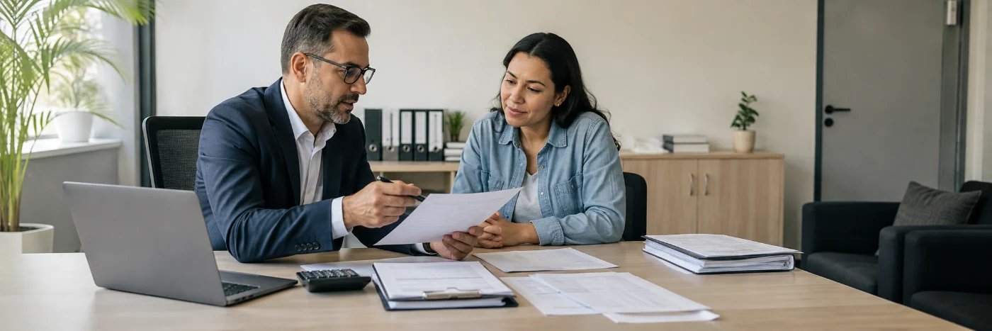 Profissional contábil orienta empresária sobre regras de CBS e IBS previstas para 2027