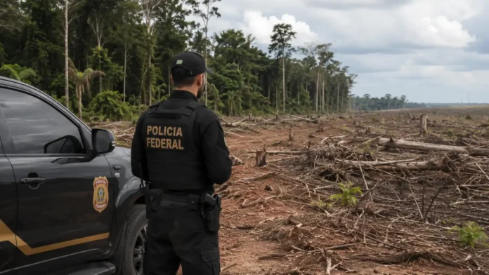 Desmatamento em Lábrea investigado pela Polícia Federal após mandado cumprido em Colorado do Oeste