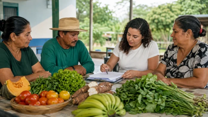 Produtores participam de levantamento dos preços da agricultura familiar para o PNAE em Porto Velho.