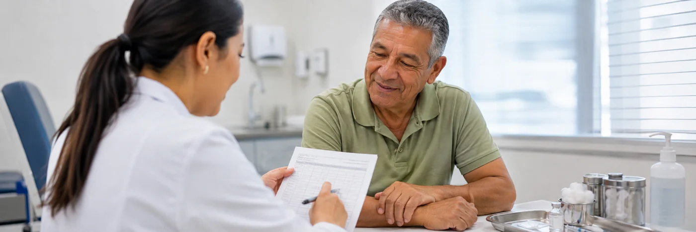 Profissional de saúde aplica vacina em pessoa idosa para ilustrar prevenção contra herpes-zóster