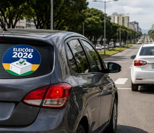 Carro de aplicativo não pode usar adesivo eleitoral; veja as regras Adesivos eleitorais em carro particular nas Eleições 2026 em Rondônia