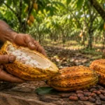 Como o cacau de Rondônia chegou ao pódio nacional por cinco anos seguidos Fruto aberto e amêndoas mostram a origem e a qualidade do cacau de Rondônia