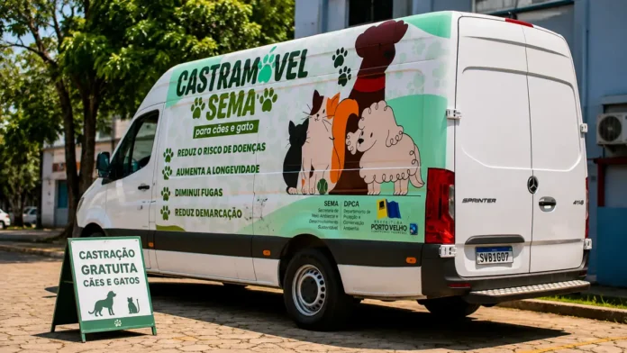 Castramóvel em Porto Velho oferece castração gratuita neste fim de semana