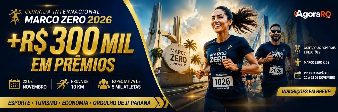 Corrida Marco Zero em Ji-Paraná terá prova de 10 km, 5 mil atletas esperados e três dias de programação