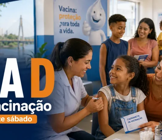 Dia D da Multivacinação acontece neste sábado em Rondônia; veja público, vacinas e atendimento em Porto Velho Dia D da Multivacinação em Rondônia com criança sendo vacinada em unidade de saúde