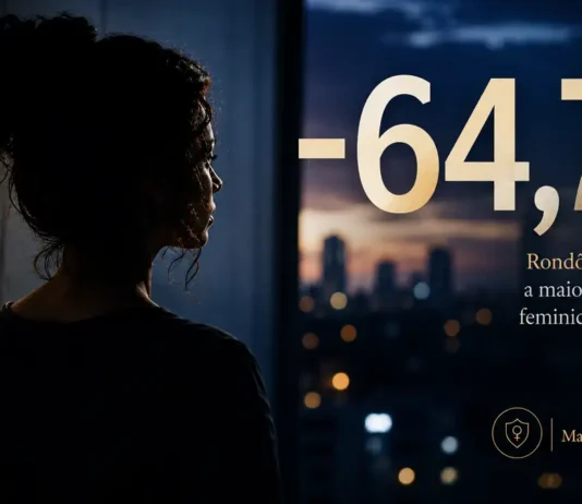 Rondônia registra maior queda do país em feminicídios; vítimas passam de 17 para 6 Feminicídios em Rondônia caem 64,7% com mulher em silhueta e destaque para a maior queda do país