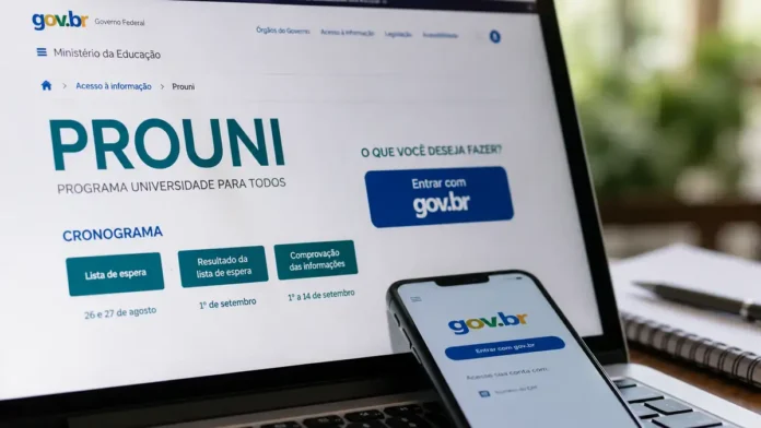 Lista de espera do Prouni 2026 termina nesta quinta-feira