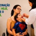 Multivacinação no Porto Velho Shopping vai até 1º de setembro; veja horários Criança acompanhada pela mãe recebe atendimento de multivacinação em Porto Velho
